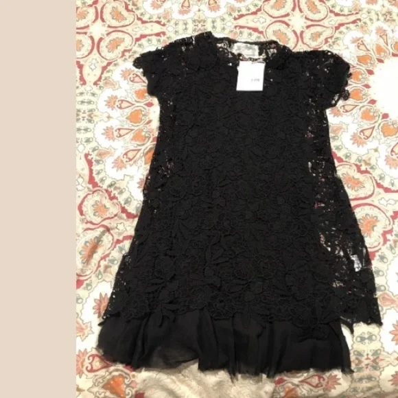 Johnny Was Alexis Crochet Tunic, Black - Picture 2 of 8